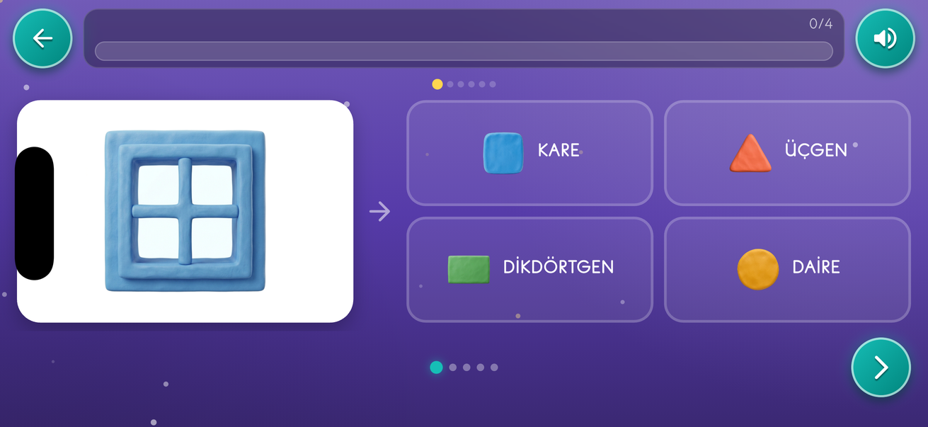 Geometri Dedektifi ekranı